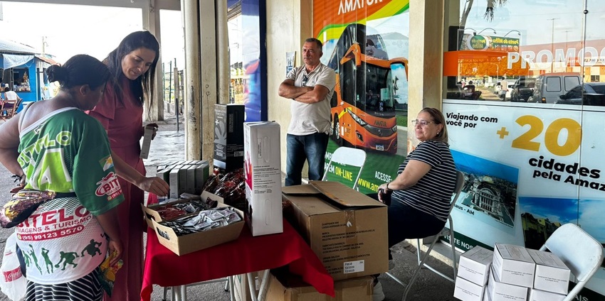 Sesau leva prevenção combinada para estrangeiros e usuários da Rodoviária Internacional de Boa Vista