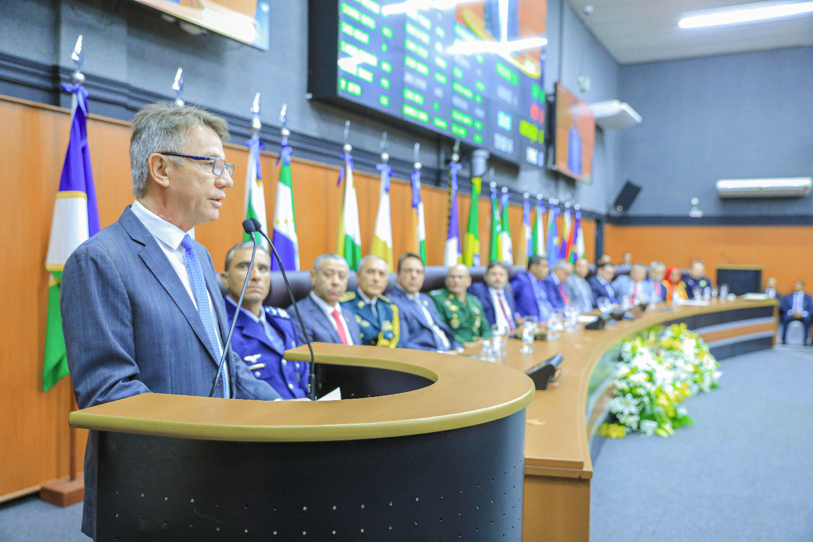 Governador Antonio Denarium enfatiza importância de harmonia e boa relação entre Poderes em discurso na Assembleia Legislativa