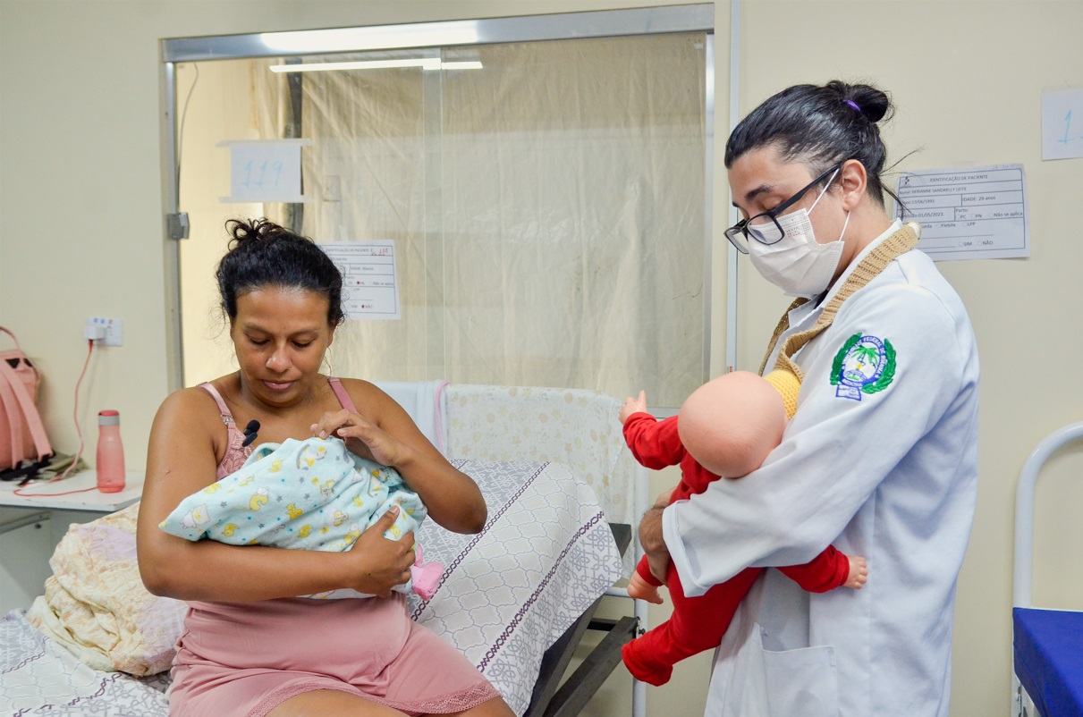 BANCO DE LEITE - Importância da amamentação é tema de blitz educativa na Maternidade