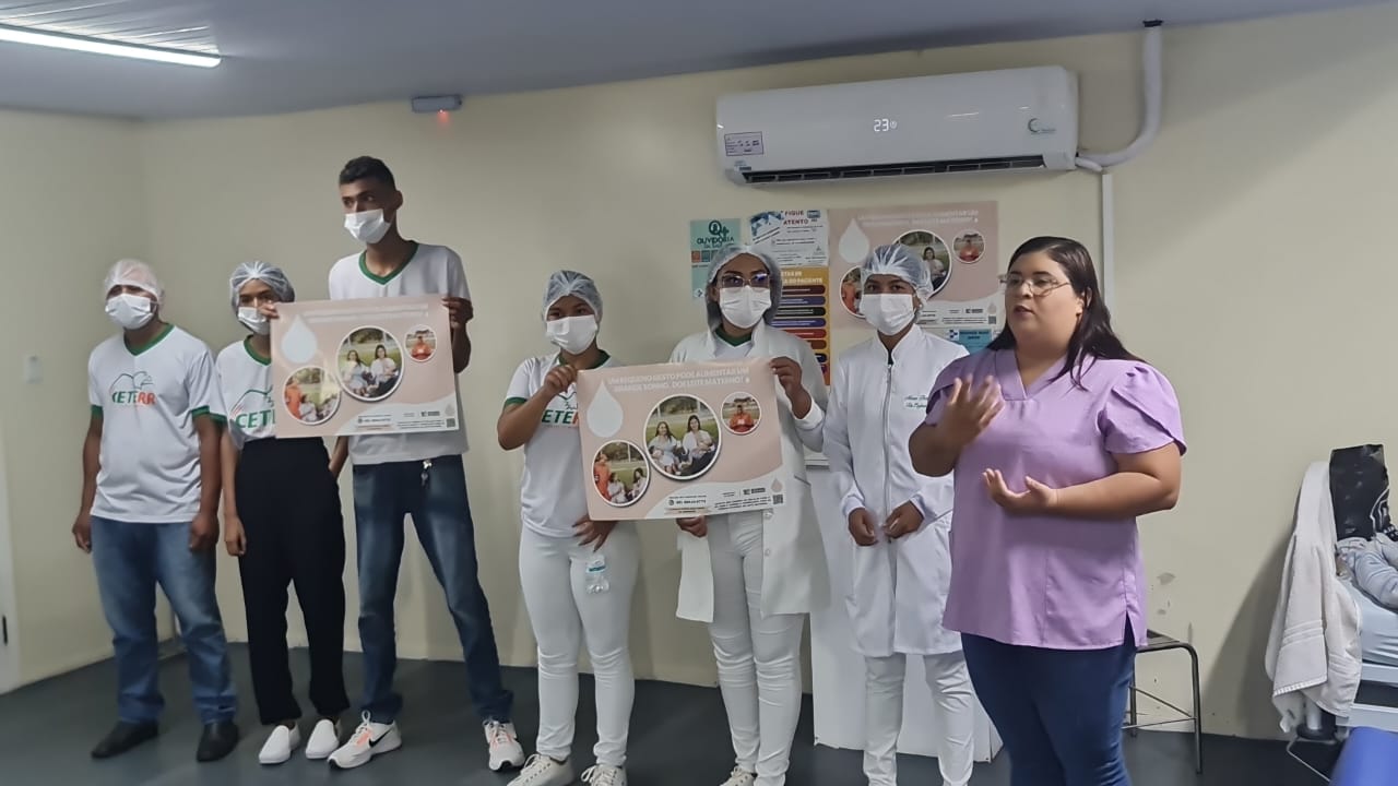 Hospital Materno Infantil e parceiros promovem blitz sobre a importância da doação de leite materno