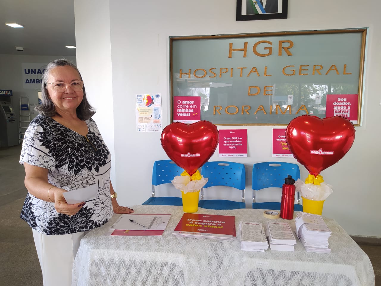 NO HGR - Hemoraima realiza campanha para sensibilizar sociedade sobre reposição de sangue