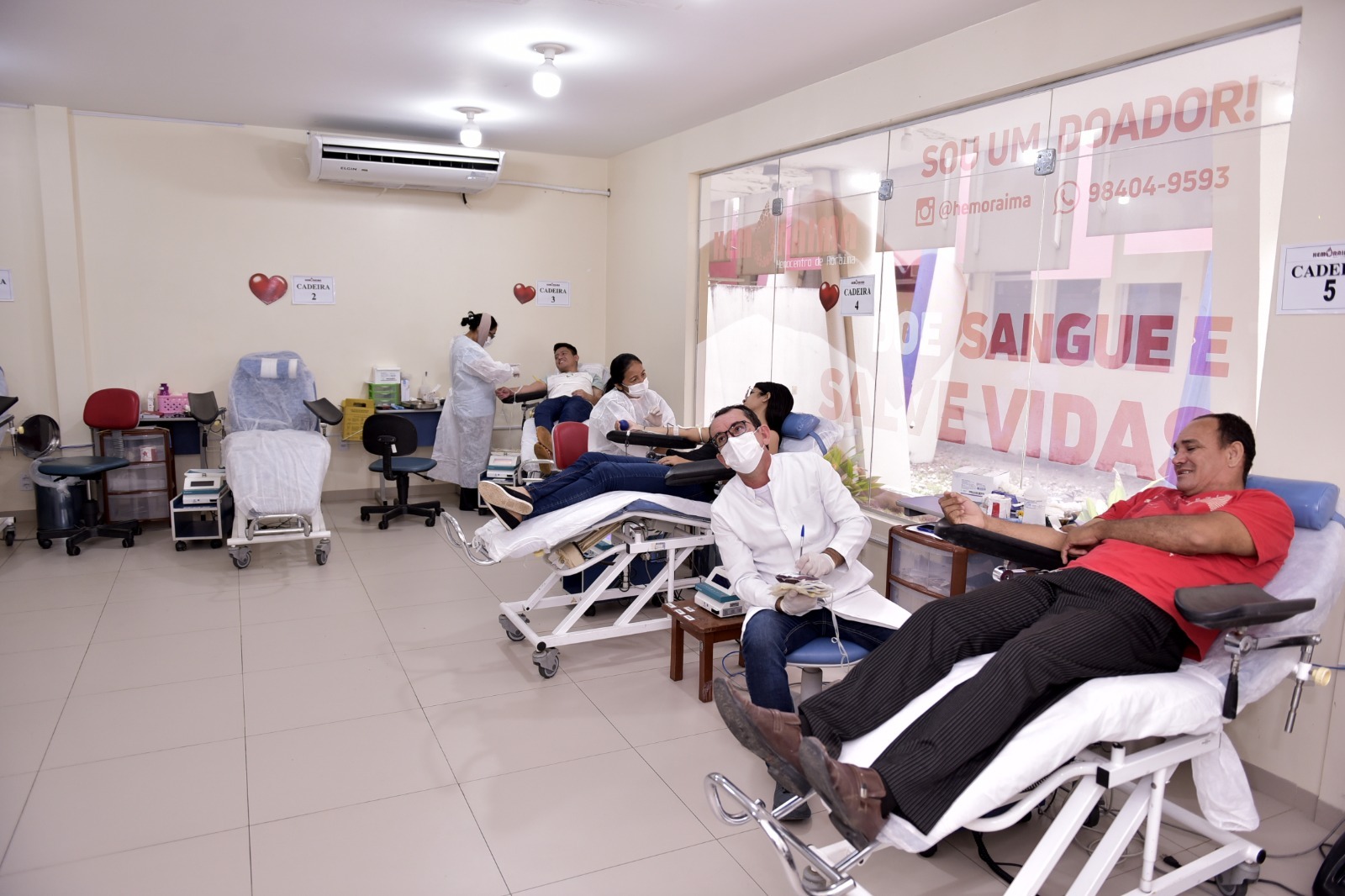Hemoraima convoca doadores voluntários das tipagens sanguíneas O+ e O-