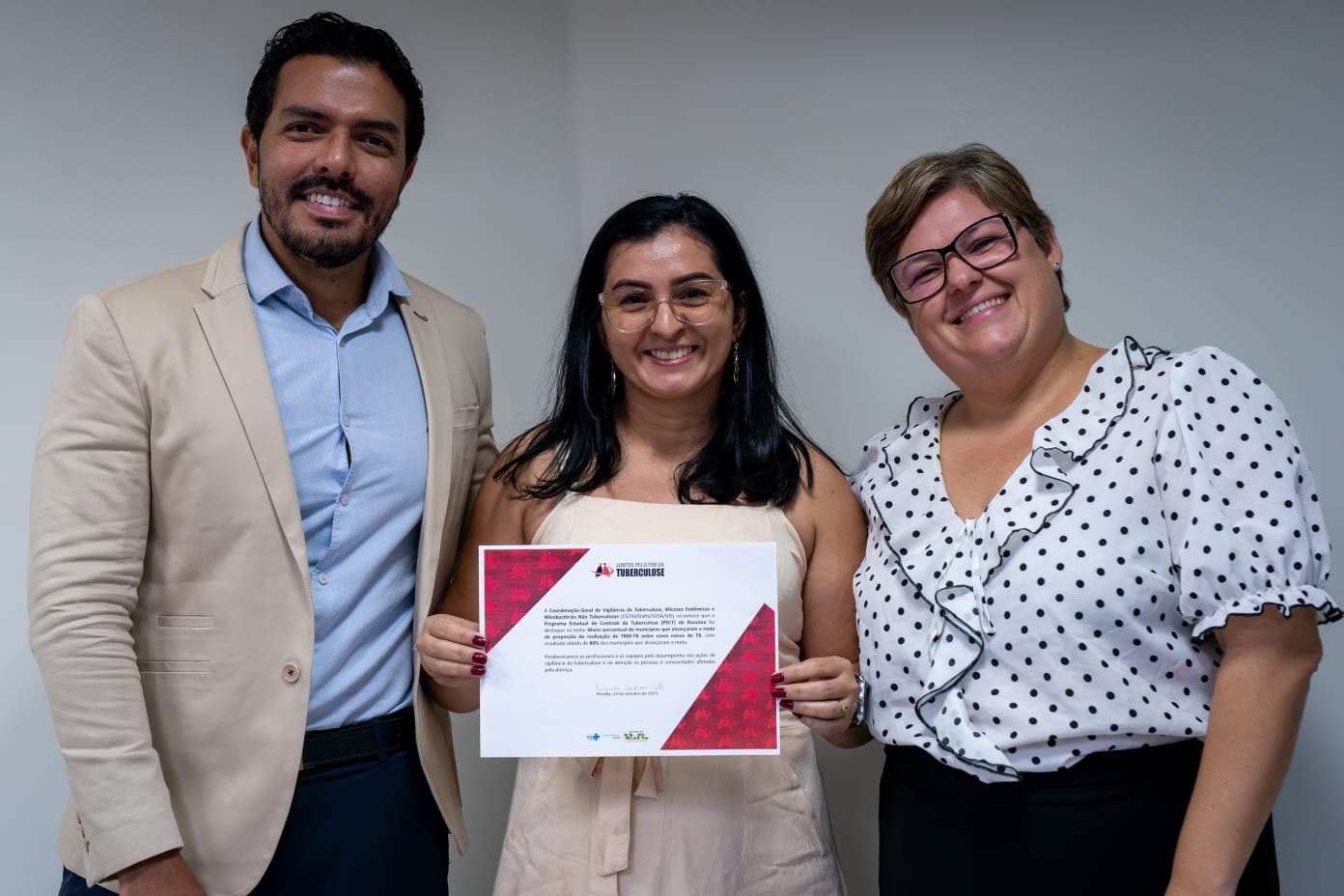Estado de Roraima é destaque no controle da tuberculose e recebe três certificações do Ministério da Saúde