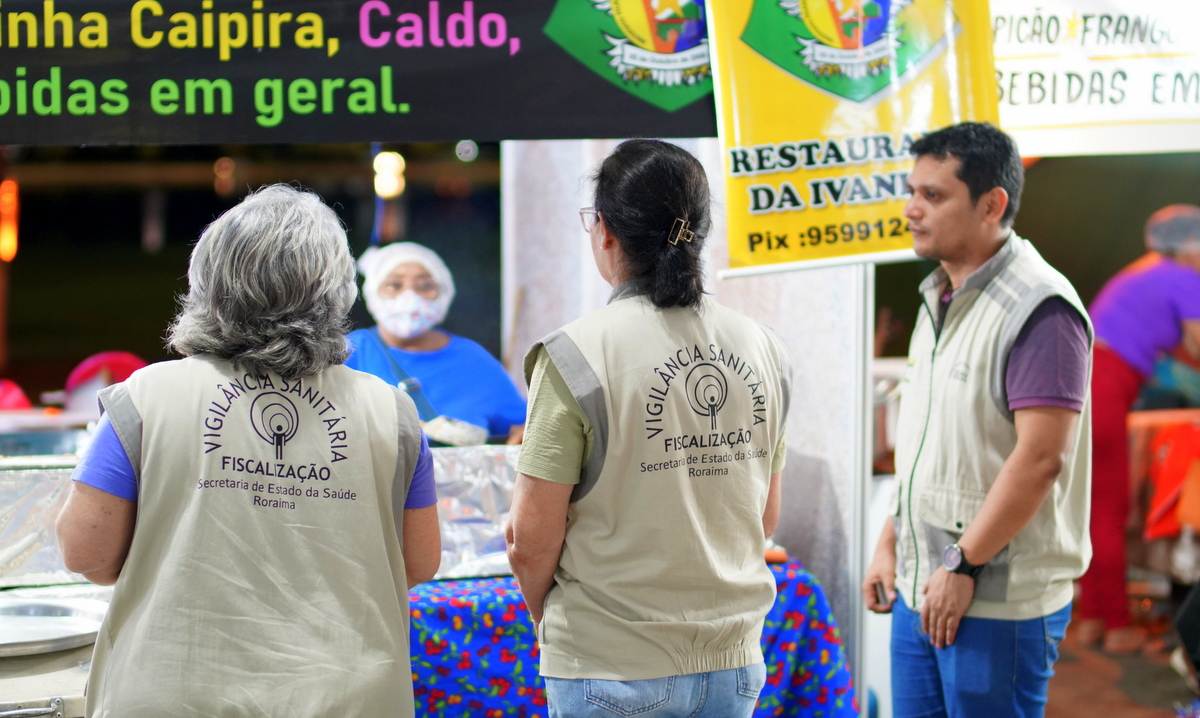 Fiscalização sanitária garante a segurança alimentar de visitantes
