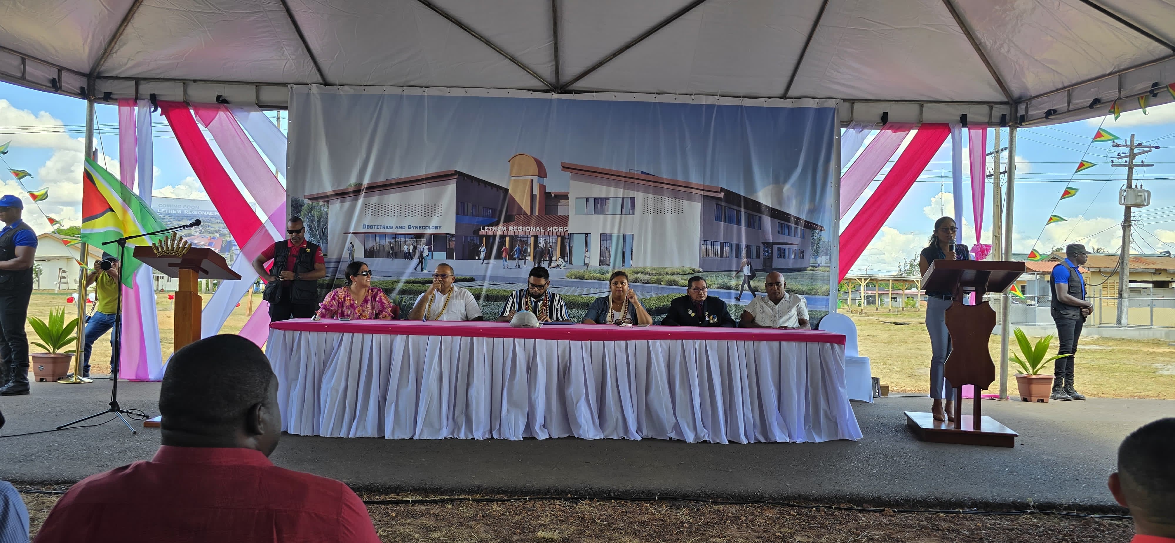 Sesau participa da solenidade de início das obras do novo Hospital Regional de Lethem