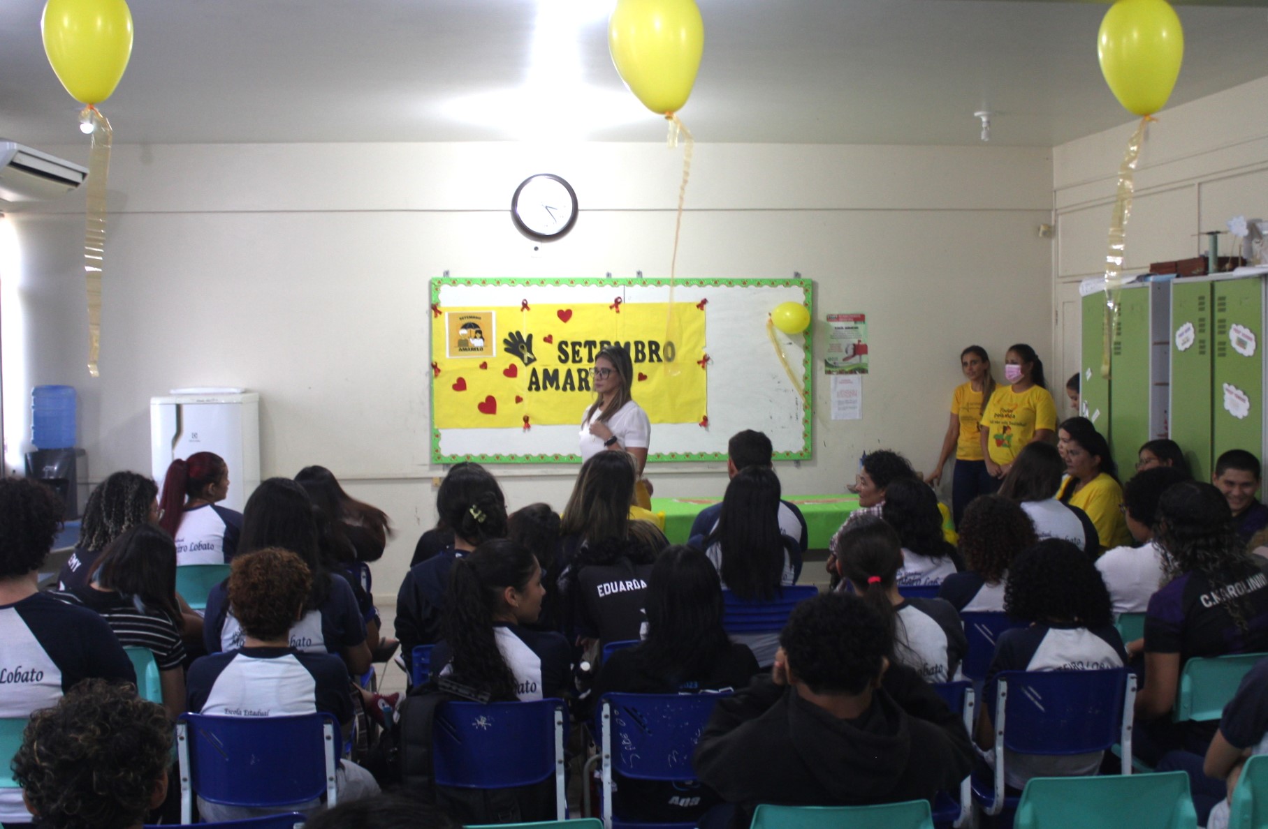 Prevenção ao suicídio é tema de palestra para estudantes do Monteiro Lobato