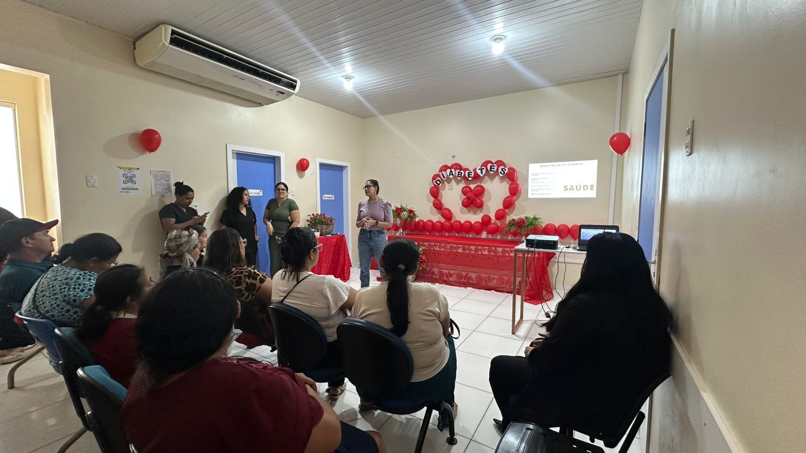 Coronel Mota promove palestra sobre saúde do coração e prevenção da diabetes