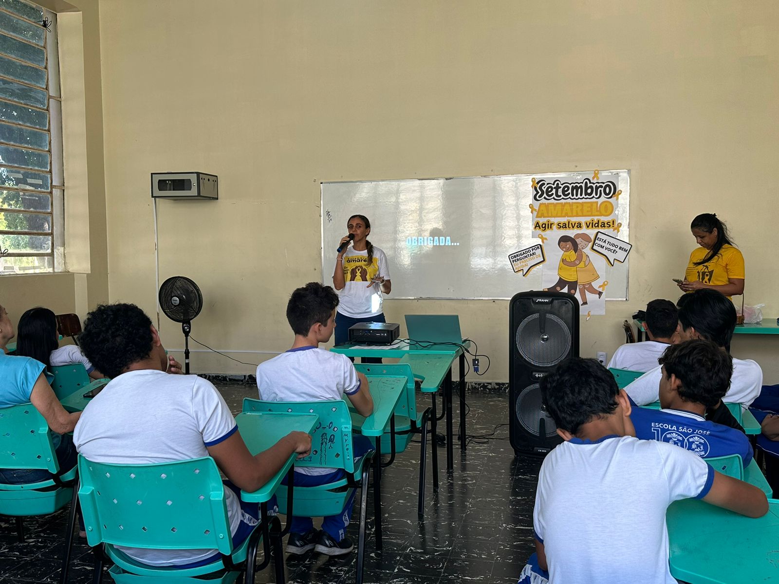 Palestra sobre saúde mental para estudantes encerra programação promovida pela Sesau