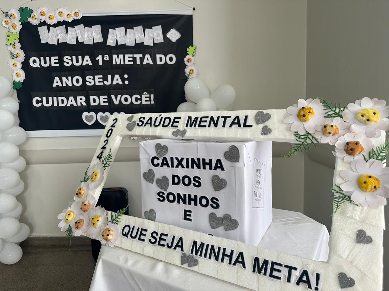 HGR faz panfletagem sobre saúde mental