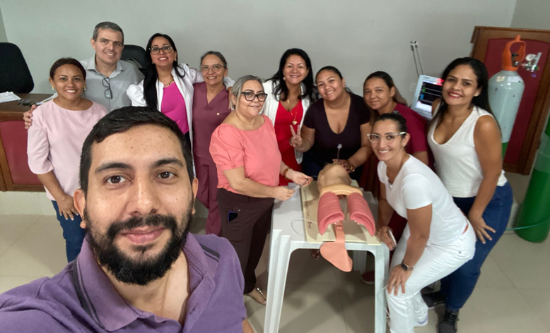 Enfermeiros do HGR são treinados em ventilação mecânica