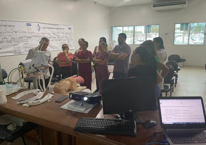 Treinamento em Ventilação Mecânica para Enfermeiros Ascom Sesau 4