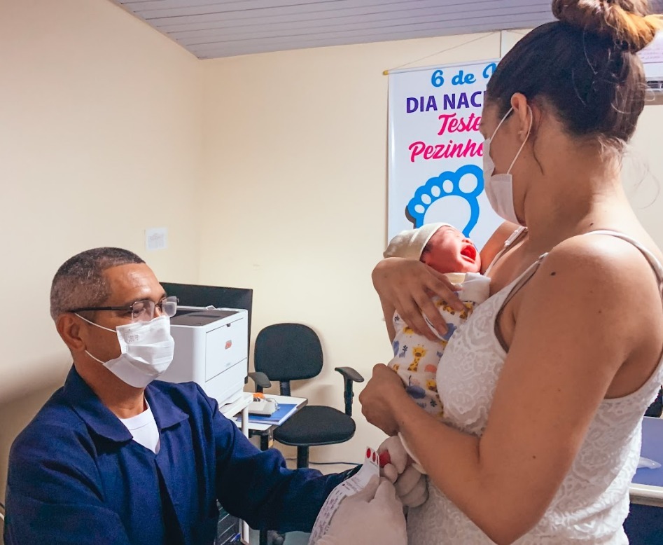 Maternidade contabiliza mais de 2 mil testes do pezinho